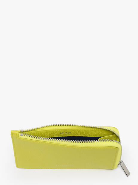 Porte-cartes Emilie Cuir Le tanneur Jaune emily TEMI3553 vue secondaire 1