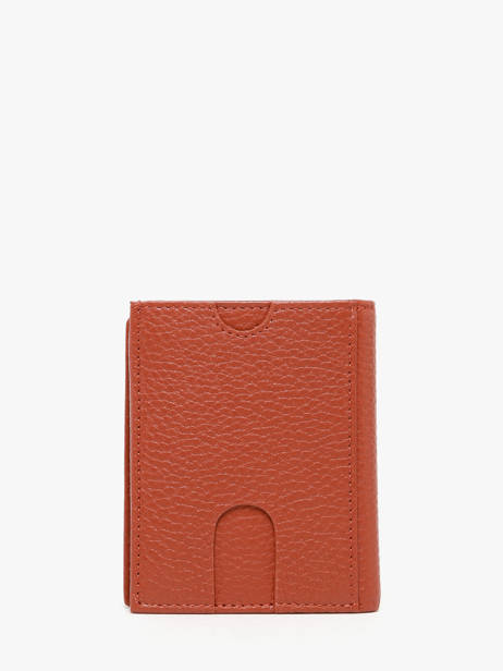 Portefeuille Cuir Yves renard Orange bicolor 2437 vue secondaire 3