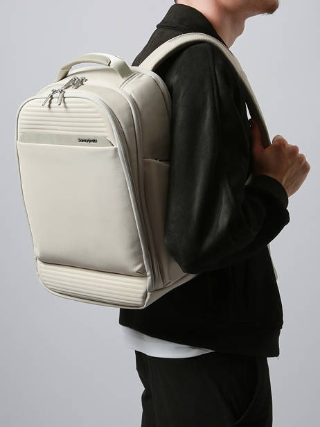 Sac à Dos Business Samsonite Beige paralux bt 156433 vue secondaire 1