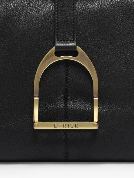 Sac Porté épaule S Etalon Cuir Etrier Noir etalon EETA197S vue secondaire 5