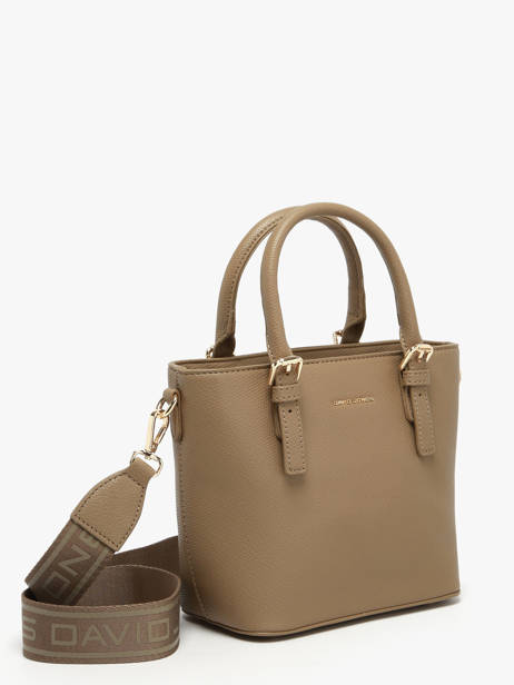 Sac à Main Saffiano David jones Marron saffiano CM7220 vue secondaire 1