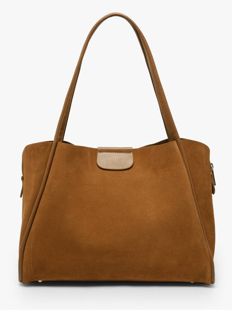 Sac Porté épaule Suede Ida Cuir Lancaster Marron suede ida 102 vue secondaire 3