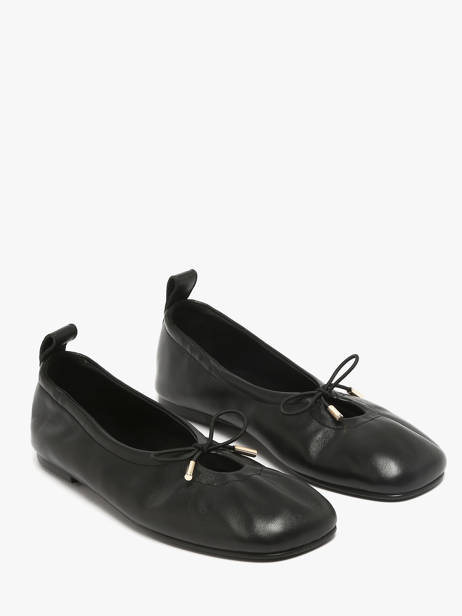 Ballerines En Cuir Alohas Noir women 10030304 vue secondaire 1