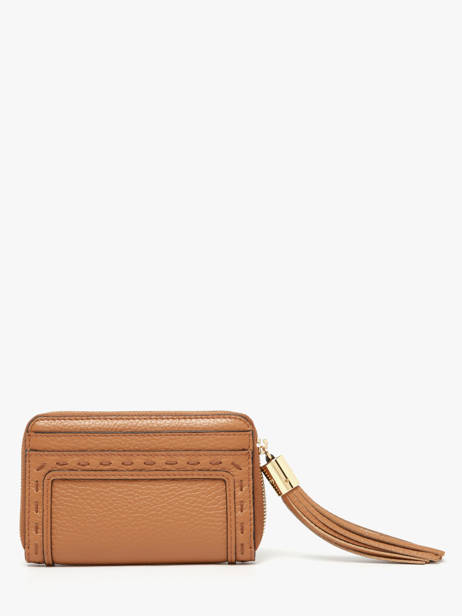 Portefeuille Cuir Lancel Marron premier flirt A14035 vue secondaire 2