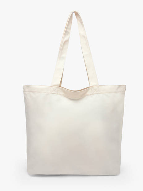Sac Porté épaule Tote Bag 3 Lines Coton Lancaster Beige tote bag 3 lines 6 vue secondaire 4