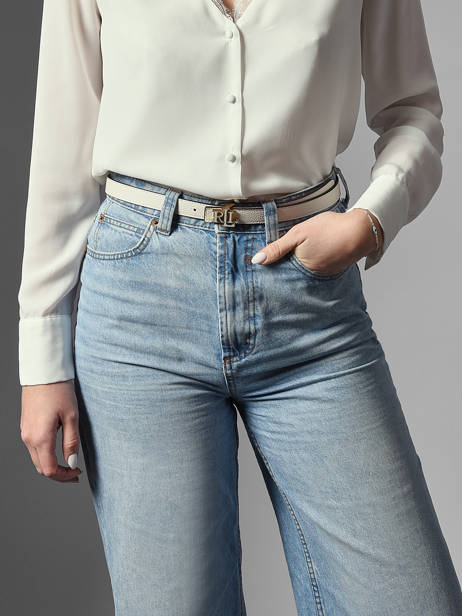 Ceinture Elmswood Lauren ralph lauren Beige elmswood 12P04418 vue secondaire 2