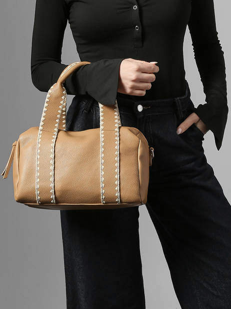 Sac Porté Main Brodery Miniprix Marron brodery 19671 vue secondaire 1