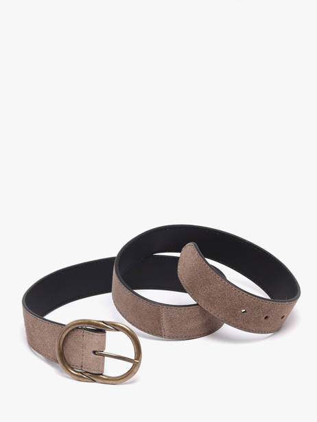 Ceinture Pieces Marron laura 17112619 vue secondaire 3