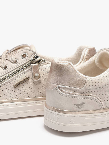 Sneakers Mustang Beige women M0032006 vue secondaire 2