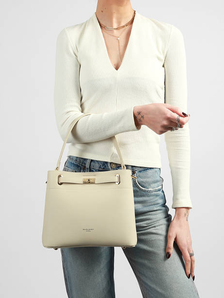 Sac Porté épaule Saffiano David jones Beige saffiano CM6829 vue secondaire 1