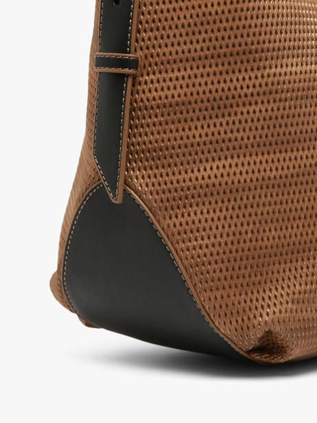 Sac Porté épaule Carrie Texture Cuir Nathan baume Marron vogue 1TX vue secondaire 2