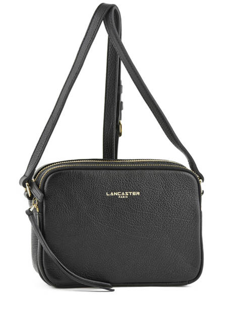 Sac Bandoulière Dune Cuir Lancaster Noir dune 529-20