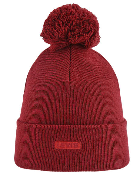 Bonnet Levi's Rouge accessoires 230777