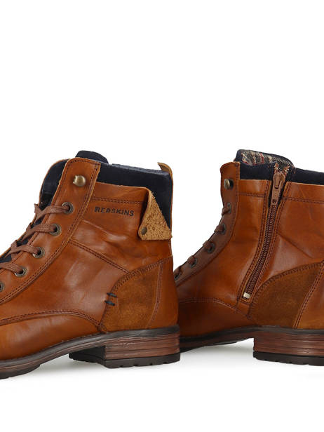 Bottines Yani En Cuir Redskins Marron men YANI vue secondaire 1