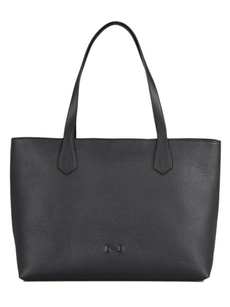 Sac Porté épaule Olivia Cuir Nathan baume Noir nathan 43