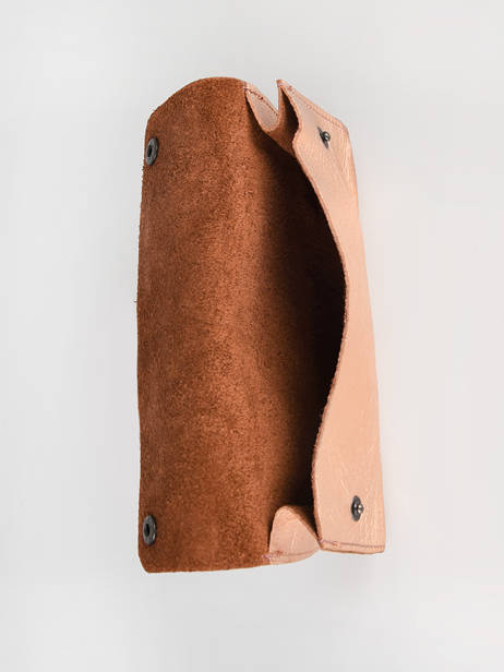 Pouch Leather Paul marius Gold vintage TROUSSE other view 1