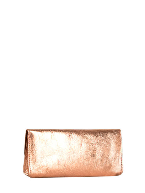 Pouch Leather Paul marius Gold vintage TROUSSE other view 2