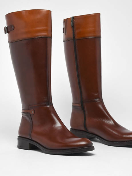 Bottes En Cuir Dorking Marron theme D7687 vue secondaire 1