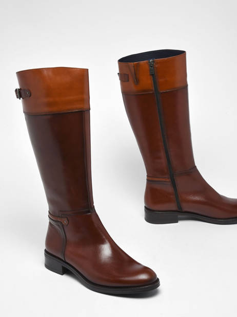 Bottes En Cuir Dorking Marron theme D7687 vue secondaire 4