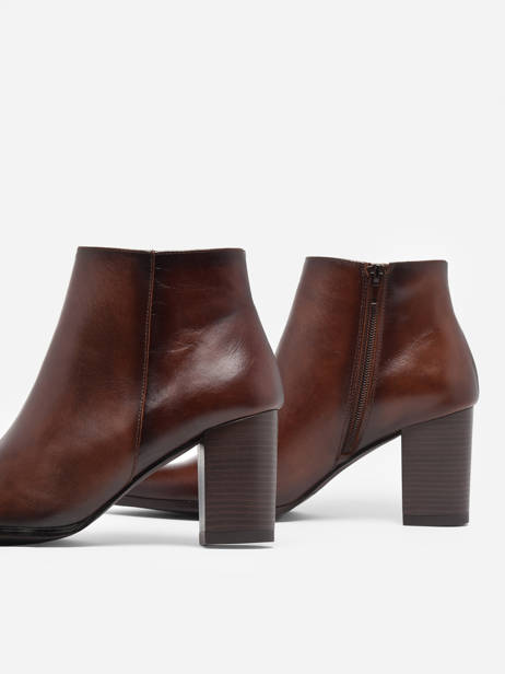 Bottines En Cuir En Cuir Folie's Marron women 302CA vue secondaire 1