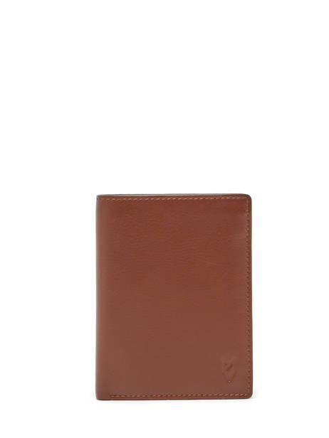 Portefeuille Cuir Yves renard Marron smooth 15418