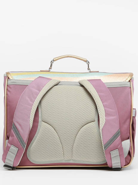 Cartable 2 Compartiments Caramel et cie Rose boheme FI vue secondaire 4