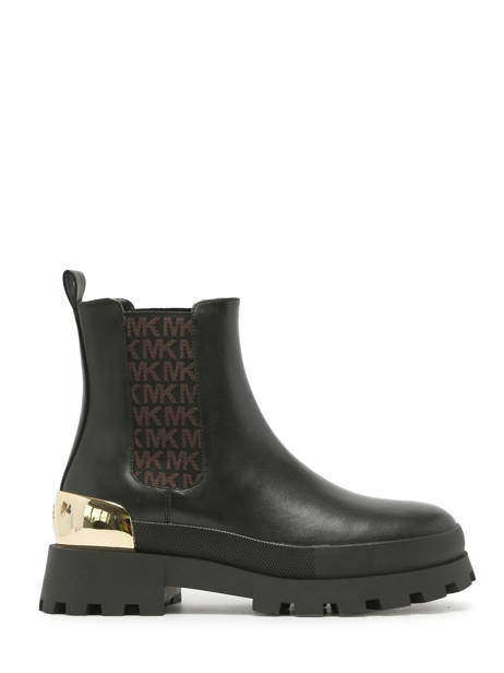 Boots Rowan En Cuir Michael kors Noir women F3RWFE7L