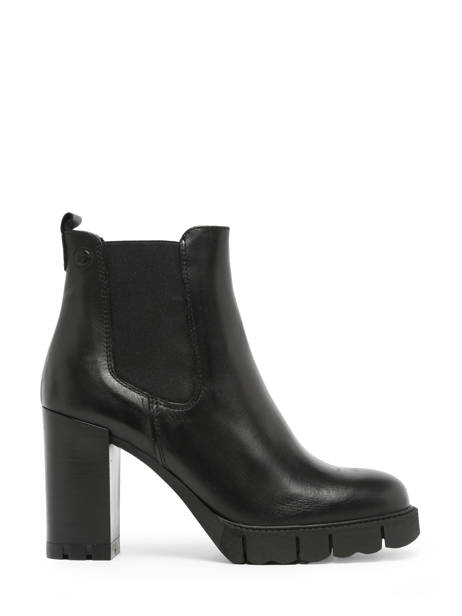 Bottines à Talon En Cuir Tamaris Noir women 41